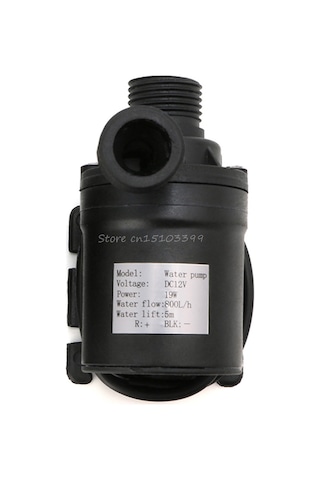 12 Volt Mini Yağ & Su Pompası 800 L / Saat 8 x 5 x 6.5 Cm