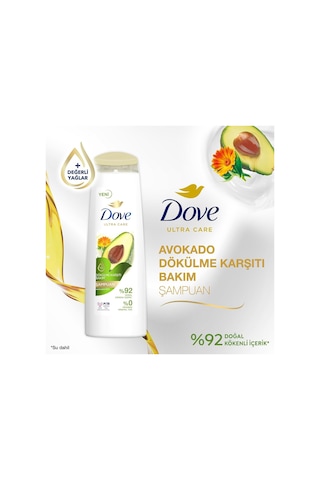 Dove Ultra Care Dökülme Karşıtı Avokado Özü Şampuan 400 ML