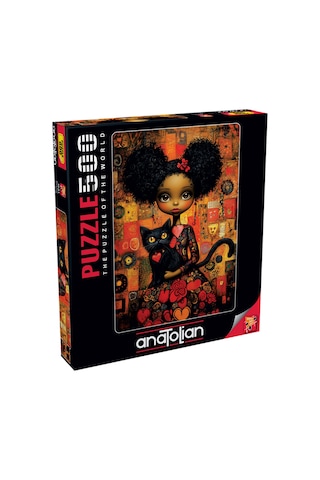 Anatolian 500 Parçalık Puzzle - Kara Kedi 3641