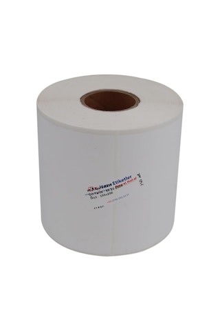 Pp Opak Etiket 100mm X 200mm 250 Adet 1