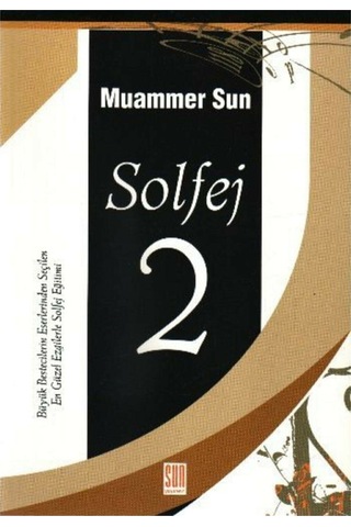 Muammer Sun - Solfej 1 + Solfej 2 Set