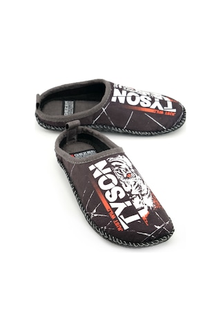 Gezer 14630 Erkek Keçe Rahat Sessiz Taban Hafif Ev Halı Misafir Terliği Siyah