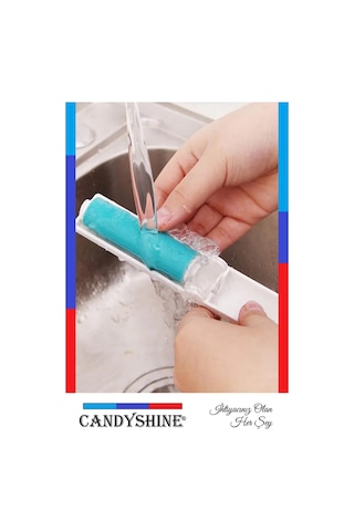 Candyshine Yıkanabilir Mucize Tüy Toz Kırıntı Pislik Saç Toplama Rulosu