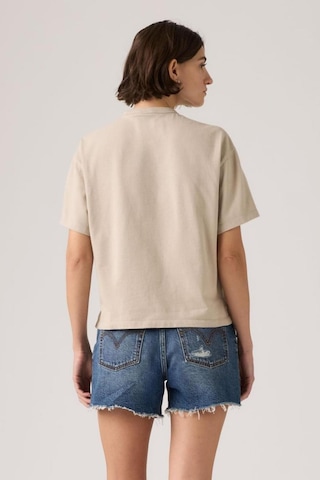 Levi's Garment Dye Vintage Ss Bej Kadın T-shirt-13217 Gri