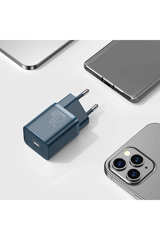 Baseus Super Si 20w Pd Type-c Hızlı Şarj Adaptörü 20w İphone 15-14-13- 12-11 Hızlı Şarj- 5775