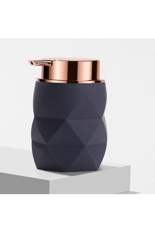 Bosphorusboutique02 Suntek Doldurulabilir Boş El Sabunu Dispenseri 330ml Mutfak Ev Dekoru 11.8x5cm Çift Kişilik