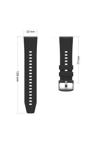 Huawei Watch Gt 4 46mm Silikon Saat Kayışı Spor Bileklik Saat Kayışı İçin 22mm Kayış