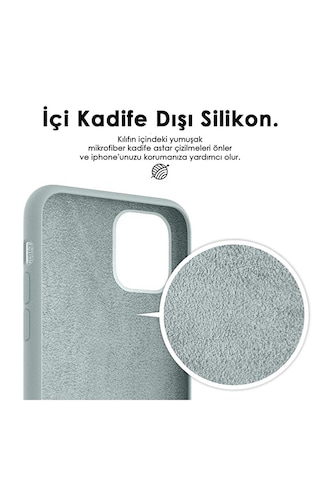 Apple Uyumlu iPhone 15 Silikon İçi Kadife Lansman Kılıf