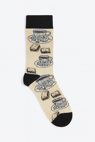 Carnaval Socks Türk Kahve Ve Lokum Desenli Unisex Soket Çorap 2000386