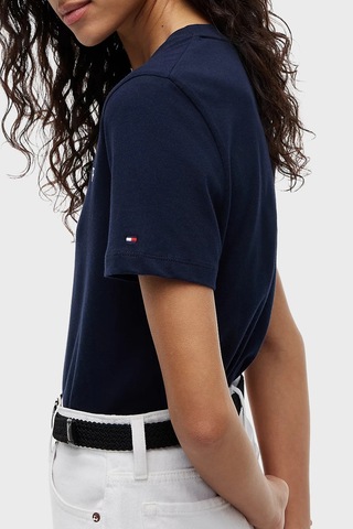 Tommy Hilfiger Bayan T Shirt Ww0ww40276 C1g Lacivert Lacivert