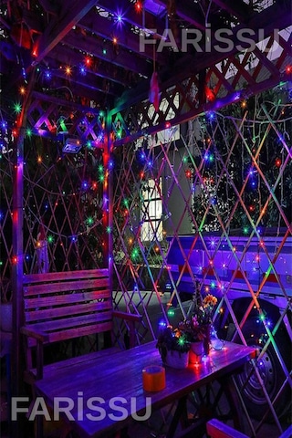 100 Led'li Renkli Dekoratif Işık Kırmızı, Yeşil, Sarı, Mavi 8 Modlu Yılbaşı Ve Süsleme Işığı 5 Metre Renkli