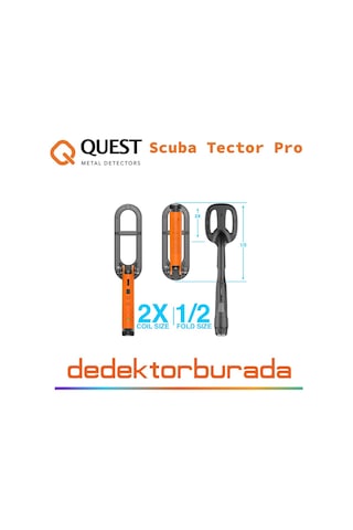 Scuba Tector Pro Su Altı Dedektörü&Sahil Arama Dedektörü - Arama