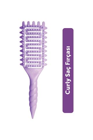 Pro Curlybrush - Kıvırcık Saçlar İçin Bukle Belirginleştirici Saç Fırçası Mor Pro Curlybrush - Kıvırcık Saçlar İçin Bukle Belirginleştirici Saç Fırçası Mor