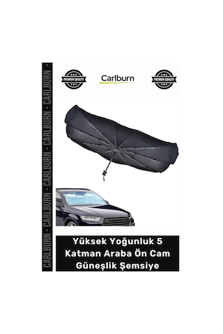 Yüksek Yoğunluk 5 Katman Süper Güneş Koruyucu Isı Yalıtım Katlanabilir Araba Ön Cam Güneşlik Şemsiye