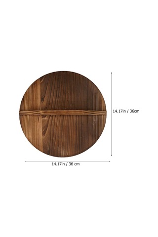 Ahşap Wok Kapak Çin Wok Tavaları Cam Kapaktan Daha Hafif Tavalar Ve Y Yemekleri İçin Ahşap Nedeniyle Anti-. Ahşap