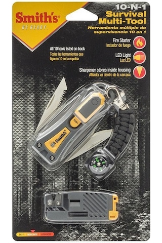 Smıths 10-N-1 Survıval Multı-Tool   Bıley Aparat