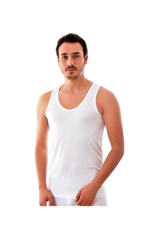 Elit 1201 Erkek Modal Elasthan Atlet Beyaz