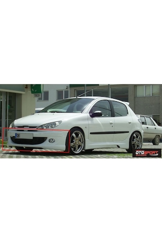Peugeot 206 Dimma Ön Tampon Fiberglass Boyasız