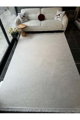 Yakut Halı Salon, Oturma, Yatak Odası Halısı Desen Kodu 74426-060 Beyaz