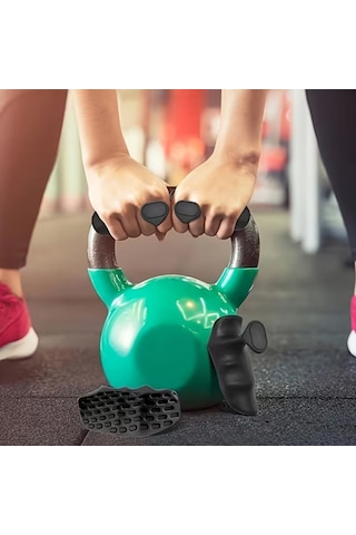 Buffer 2 Adet Sporcu El Koruma Silikonu Fitness, Ağırlık Kaldırma Ve Antrenman İçin Kaym