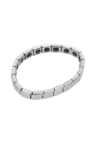 Tenfowee Titanium Çelik Manyetik Bileklik Gümüş - Kas Gerilimini Azaltır, Kan Akışını Ve Uyku Kalitesini İyileştirir - Moda Stili Günlük Kıyafetlere Uyum Sağlar Silver