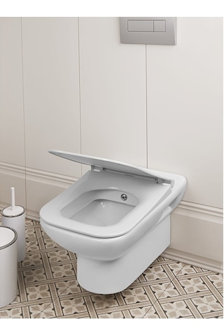 Housera Duroplast Slim Klozet Kapağı Beyaz