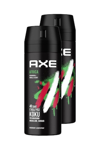 Axe Africa Erkek Sprey Deodorant 150 ML x 2