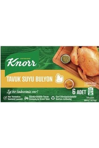 Knorr Tavuk Bulyon 6'lı 60 Gr X 6 Adet