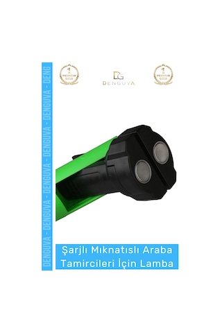 Ledlamba Şarj Edilebilir Mıknatıslı Led Fener Atölye Çalışma Güçlü Araba Tamircileri İçin Lamba