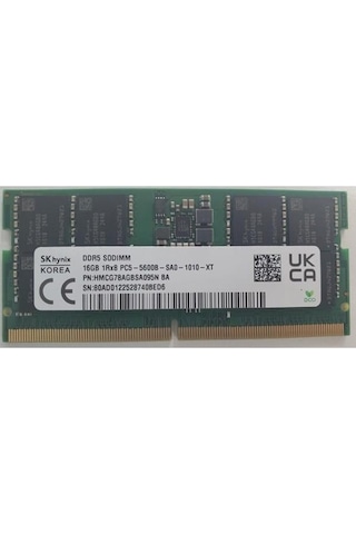 Hynıx 16gb Ddr5 5600mhz Notebook Ram Value Hmcg78agbsa095n