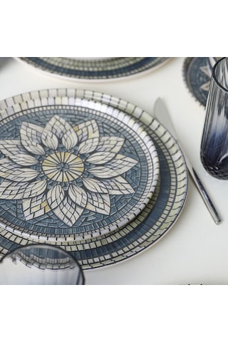 Keramika Mosaic Marvels Yemek Takımı 24 Parça 6 Kişilik 21619-20-21