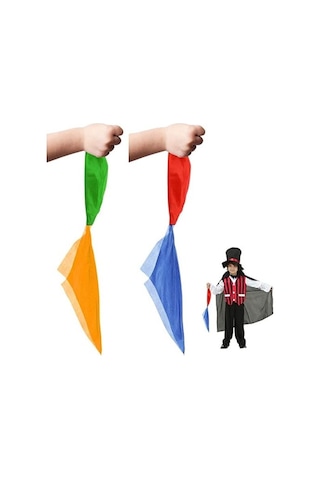 Renk Değiştiren Sihirli Mendil Sihirbazlık Oyunu Tdrtr Çok Renkli