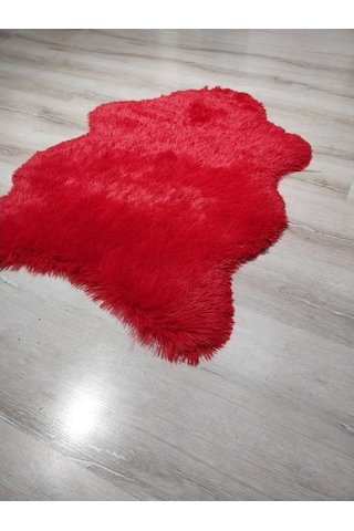 Doğuş Tavşan Tüyü Kırmızı Post Halı 70 x 100 Cm