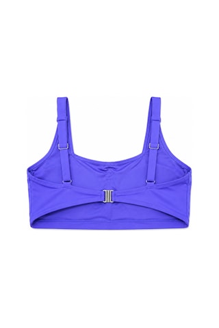 Büyük Beden Ayarlanabilir Kalın Askılı Kadın Bralet Lila