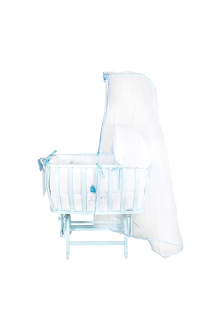 Setaymobilya Doğal Ağaç Beşik, Otantik Lüks Sallanan Beşik + Uyku Seti -Setay