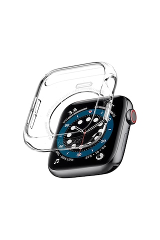 Apple Uyumlu Watch Serisi 45mm / 44mm Kılıf, Spigen Liquid Crystal V2