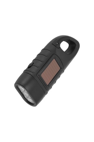 Kosona Güneş Enerjili Eldivenli El Feneri, Çok Fonksiyonlu Dış Mekan Işığı, El Çarklı Şarjlı Led Acil Işık Siyah Diğer