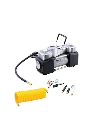 Proter Pr 265 P2 Lastik Şişirme Kompresörü Çift Pistonlu 12v 150 Psi