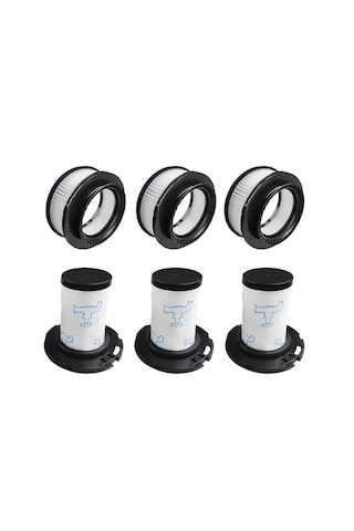 Zr00907/zr009008/rh98xx/99xx Elektrikli Süpürgelerin Ön Ve Arka Kısımları İçin 6 Adet Yedek Hepa Filtresi