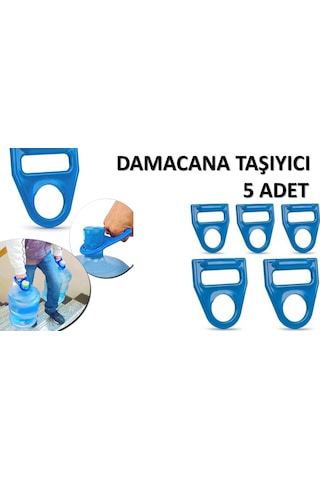 Damacana Taşıyıcı 5 Adet Kolay Kullanım Damacana Taşıma Aparatı Mavi