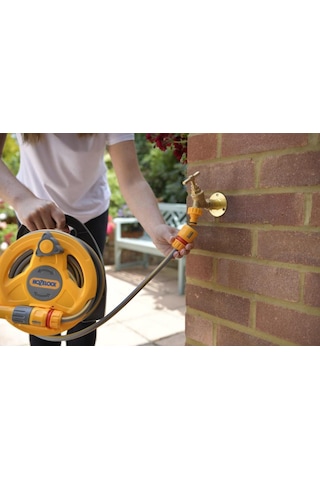 Hozelock 2427H 11mm ⌀ 10 M Hortumlu "Tak Git" Mikro Hortum Toplama Sarma Makara Seti