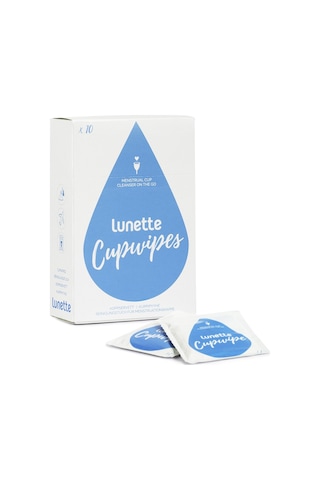 Lunette Menstrual Kap Temizleme Mendili 10'lu