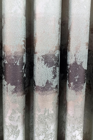 Ebruli Fon Perde Yeşil Kahverengi Renk Yeşil