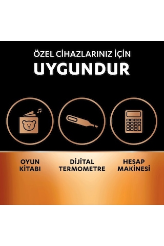 DURACELL LR44 Alkalin Özel Pil (8'li Paket)