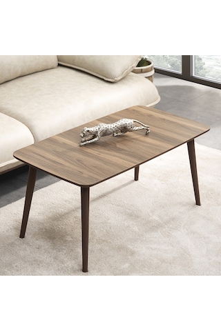 Vovvahome Luci Mdf Ahşap Orta Sehpa -Tesbih Cevizi