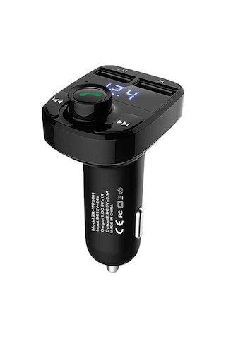 Ariatech Zr-wp3c01 Bluetooth Transmitter Mp3 Araç Şarjı - Siyah Siyah
