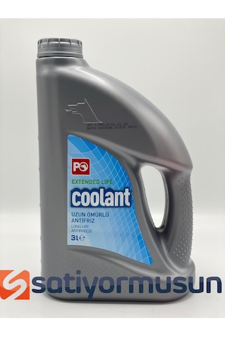 Petrol Ofisi Extended Life Coolant Kırmızı Antifriz 3Lt Konsantre