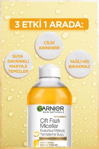 C Vitamini Parlak Süper Aydınlatıcı Serum 30 Ml & Çift Fazlı Micellar Kusursuz Makyaj Temizleme Suyu pktcvtmnsrmmclr-9109