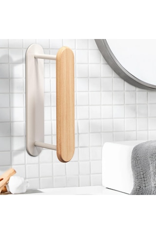 Homyl Çamaşır Makinesi Odası Için Giysi Askısı Düzenleyici Ahşap Rengi Diğer