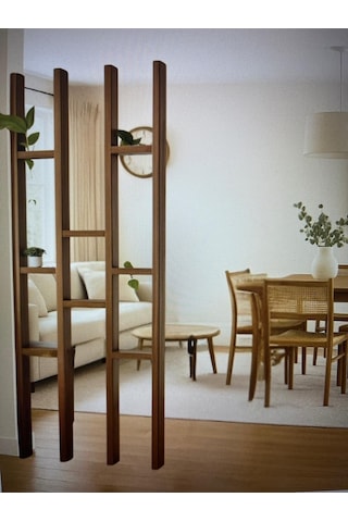 Ahşap Trend Seperatör Paravan Raflı 55x200 Cm